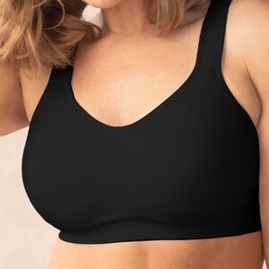 Truekind® Daily Comfort Wireless Shaper Bra, Medium, Black